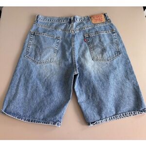 Levi‎ Strauss & Co 569 VINTAGE JORTS Loose Straight Denim Jean Shorts W34